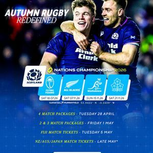 Scotland vs New Zealand - Nations Championship 2026 Tickets