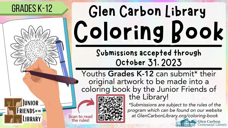 Library Rules Coloring Pages