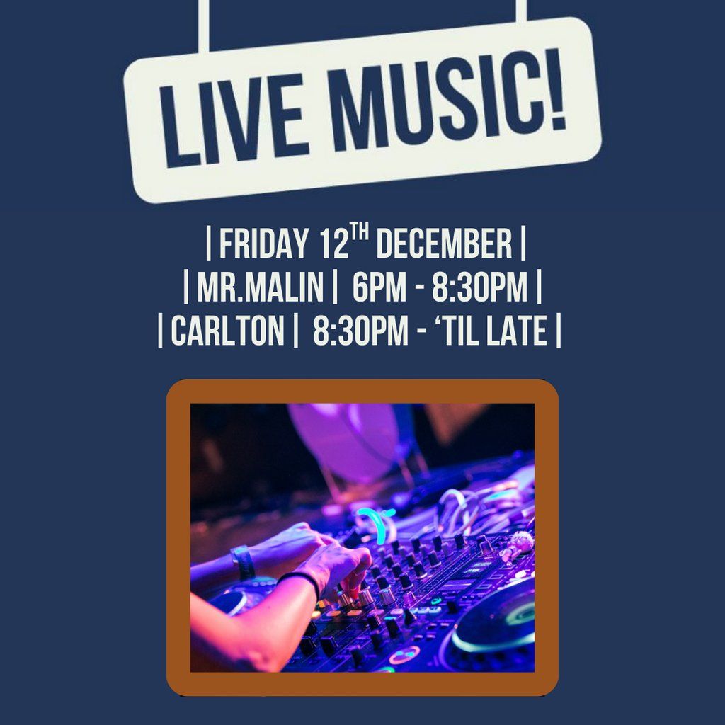Mr Malin and Carlton, 12 December | Event in Birmingham | AllEvents