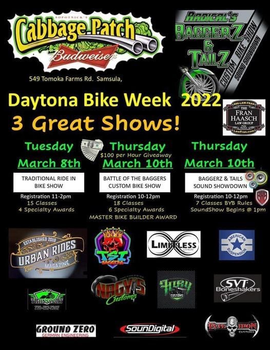 Bikeweek 2022 Bike Shows Battle of the Baggers, 549 County Road 415