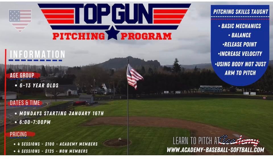 Top Gun Pitching Program , Academy Baseball, Syracuse, January 16 2023