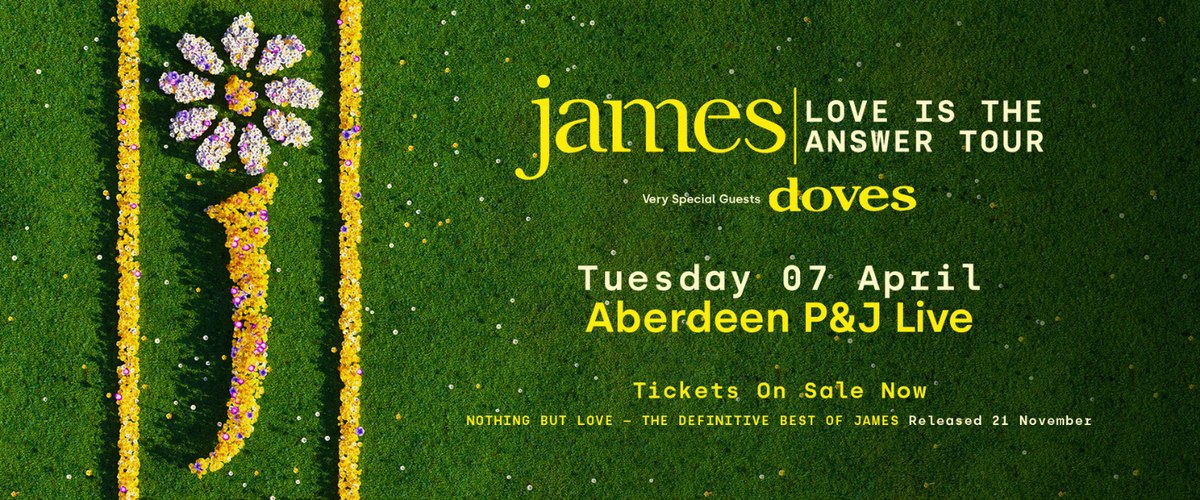 James - Love is the Answer at First Direct Arena - Leeds, 4 April | Event in Leeds | AllEvents
