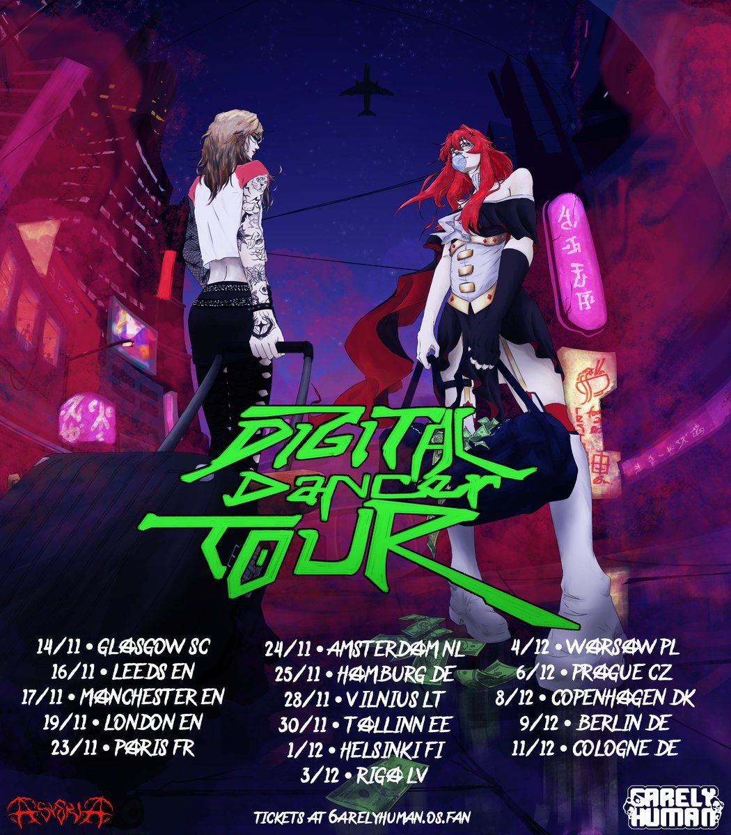 6arelyhuman Hamburg Tickets, 25 November | Event in Hamburg | AllEvents