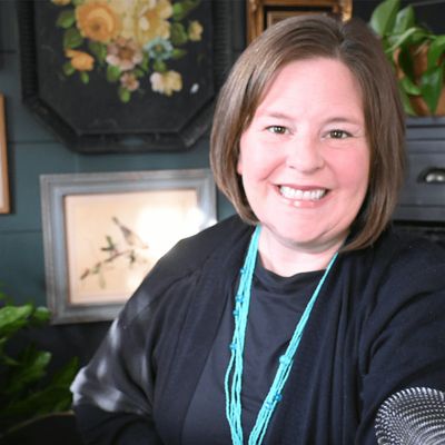 Carrie Green with The Crafting Table logo