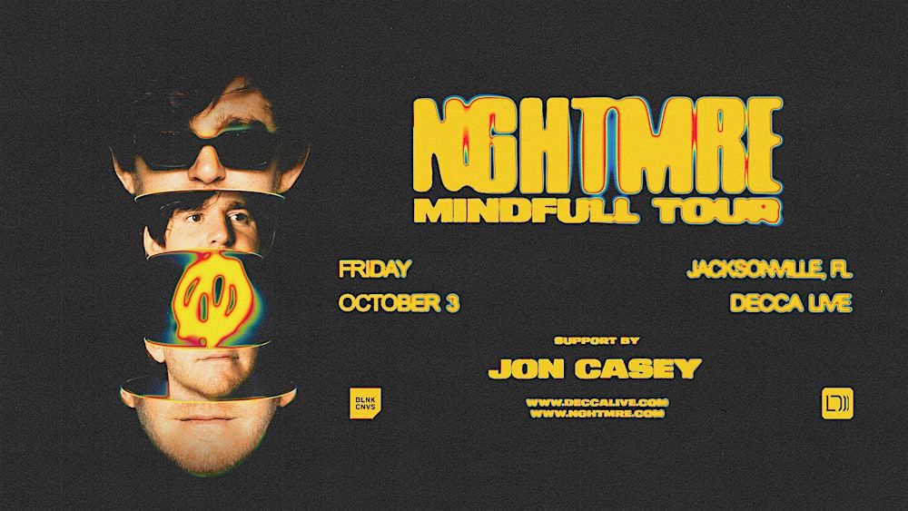 NGHTMRE at DECCA LIVE | 10.03.25 in Jacksonville, 3 October | Event in Jacksonville | AllEvents