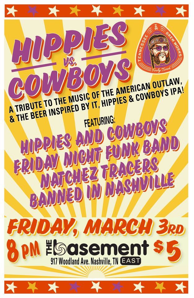 Hippies And Cowboys Friday Night Funk Band Natchez Tracers Banned Hippies And Cowboys Friday Night Funk Band Natchez Tracers Banned