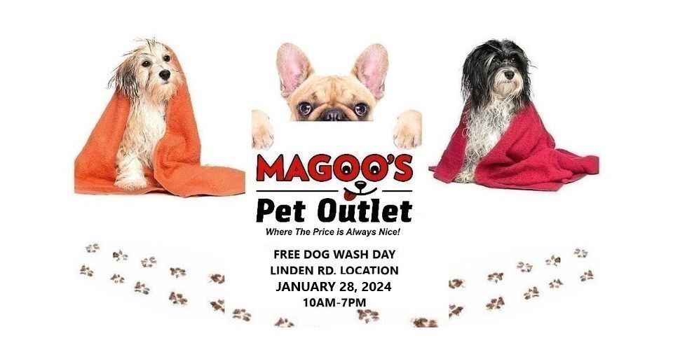 Free Dog Wash Day3, Magoos Pet Outlet (Linden Road, Flint, MI), Swartz