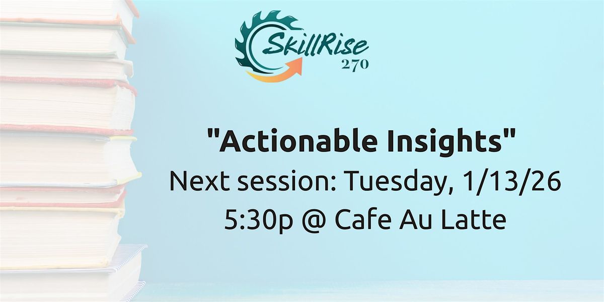 Actionable Insights, 13 January | Event in Mayfield | AllEvents