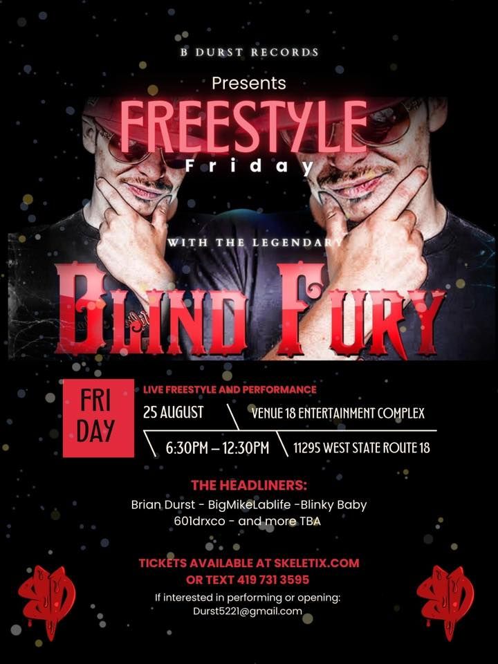 Blind Fury Live at Venue 18 (Fostoria,Ohio), Venue 18 Entertainment