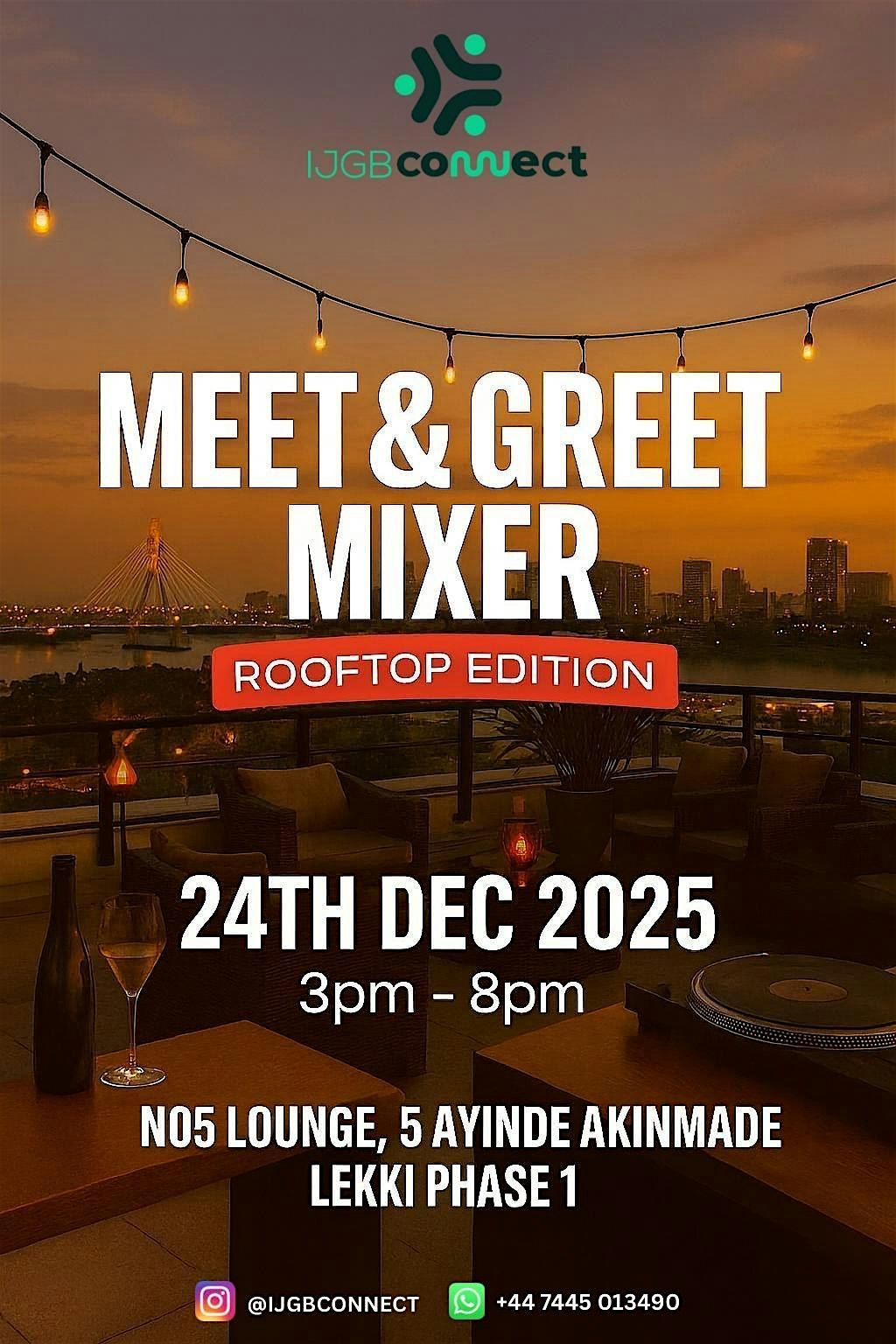 IJGB Meet and Greet Mixer, 24 December | Event in Lagos | AllEvents