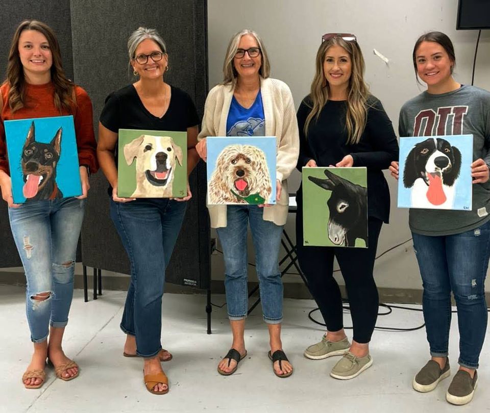 Paint Your Pet Party!, Bartlesville Art Association, Dewey, 28 January