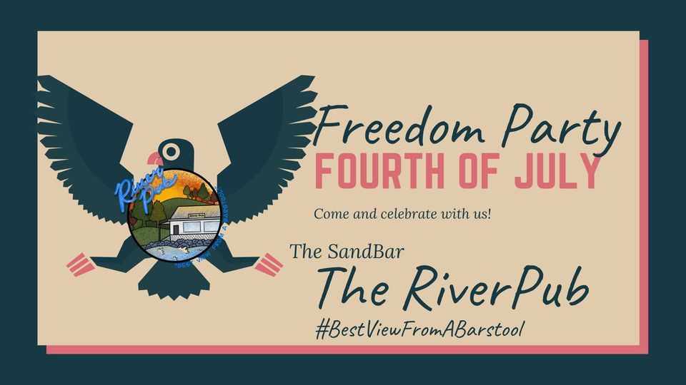 Freedom Party, The Sandbar at the Riverpub at Cliff’s Landing, Al., Bay