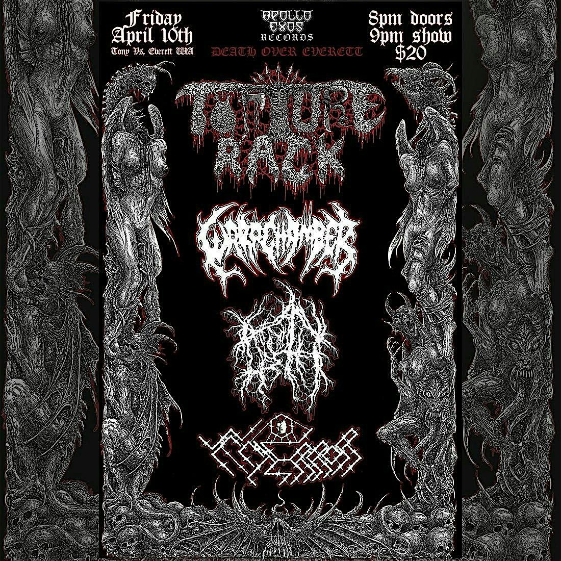 The Rack Death Death Comes to Everett with Torture Rack, Tony V's Garage, Everett, 7 ...