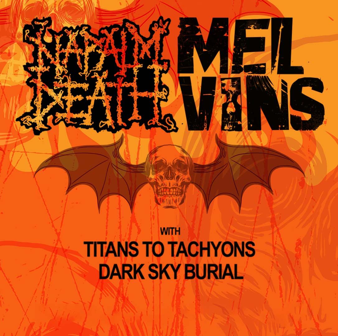 Napalm Death with Melvins (18+), 18 May | Event in Nashville | AllEvents