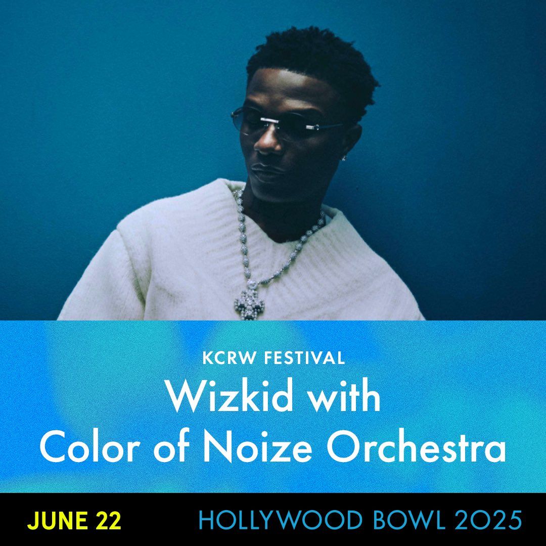 KCRW Festival - Wizkid with Color of Noize Orchestra at Hollywood Bowl, 22 June | Event in Hollywood | AllEvents