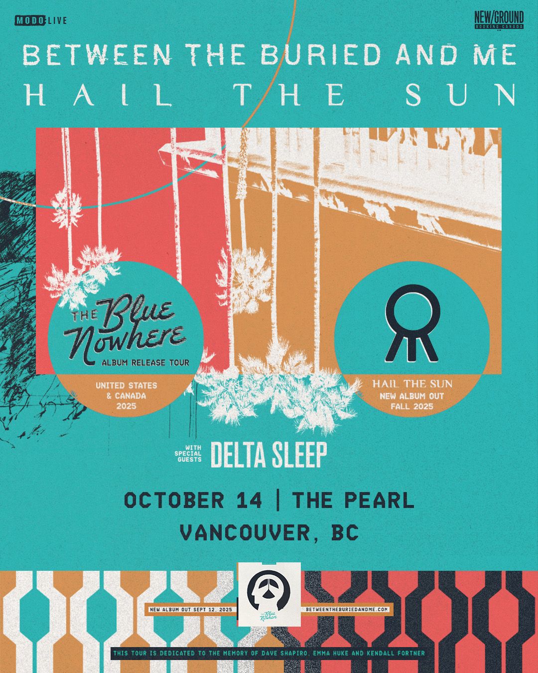 Between the Buried and Me  Hail The Sun & Delta Sleep, 22 September | Event in Sayreville | AllEvents