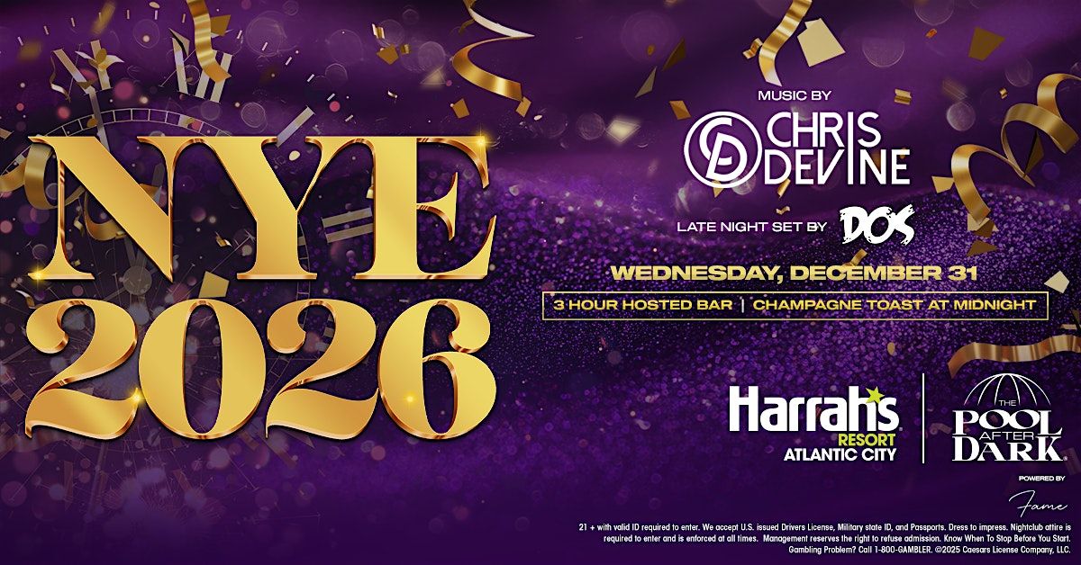 NEW YEARS EVE 2026 at The Pool After Dark