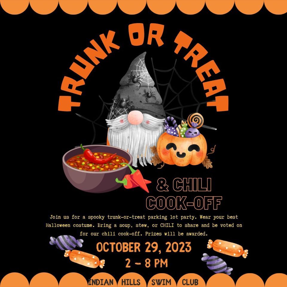Annual Trunk or Treat w/ Chili Cookoff, Indian Hills Swim Club