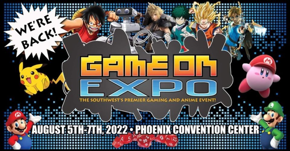 Game On Expo, Phoenix Convention Center, August 5 to August 7