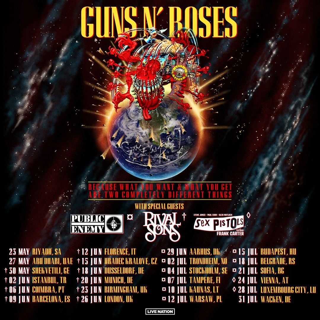 Guns N' Roses Tampere Tickets, 7 July | Event in Tampere | AllEvents
