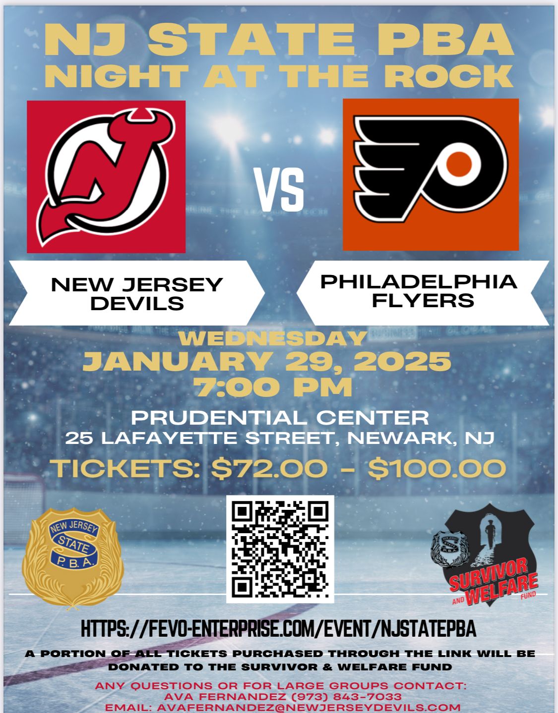 Philadelphia Flyers at New Jersey Devils at Prudential Center, 29 November | Event in Newark | AllEvents
