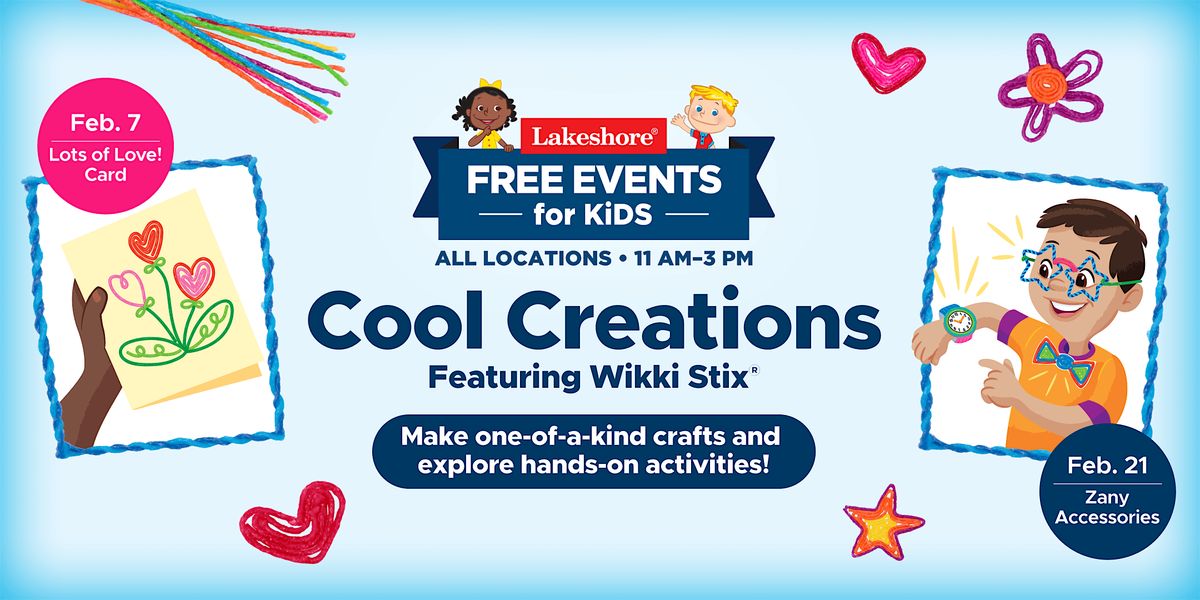 Free Kids Event: Cool Creations Featuring Wikki Stix® (San Antonio)