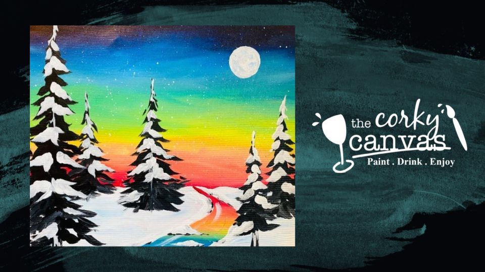 Rainbow River Painting Class, The Corky Canvas/Corky Boards Lincoln