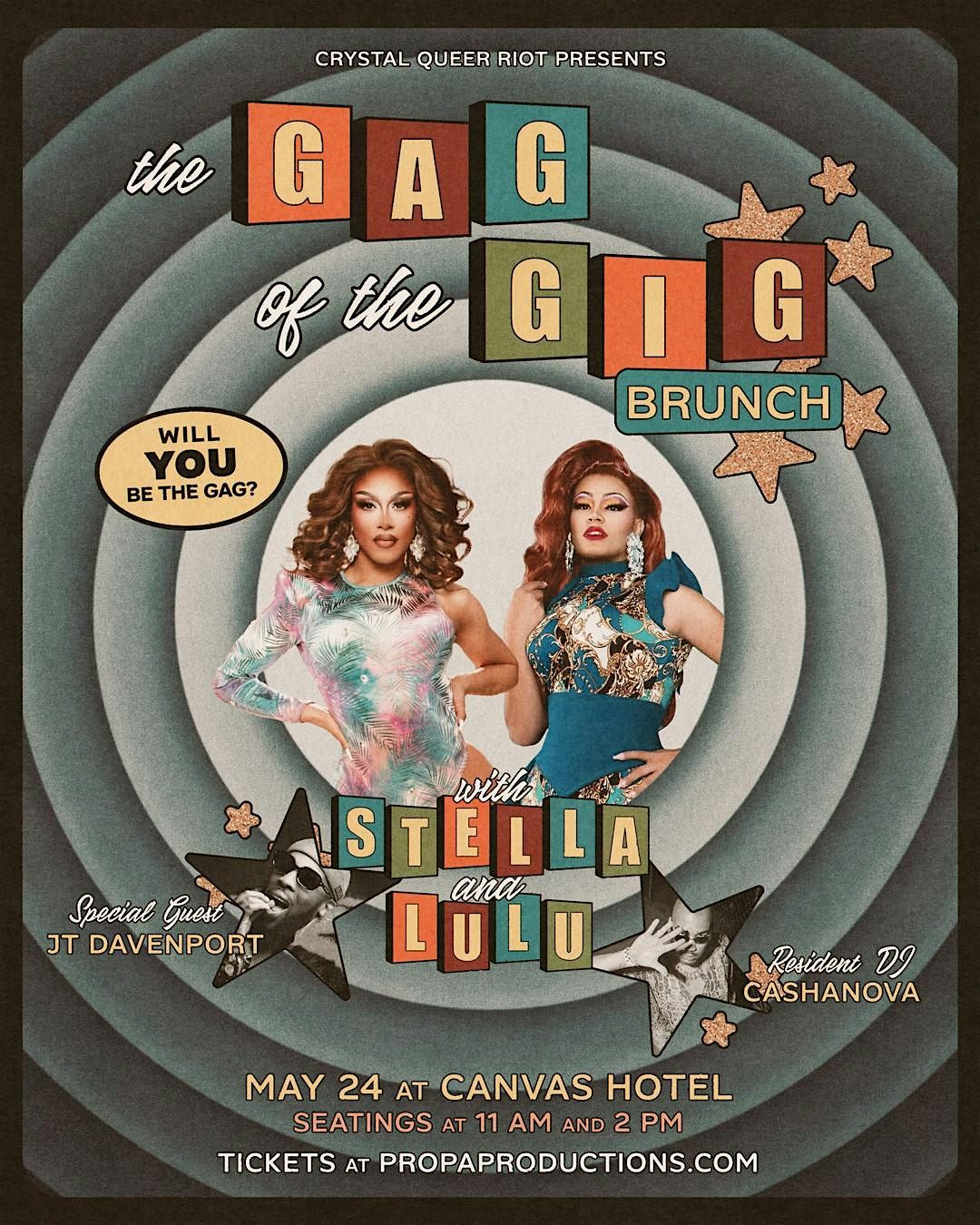 Gag of the Gig Drag Brunch at Canvas Hotel Dallas, CANVAS Hotel, Dallas ...