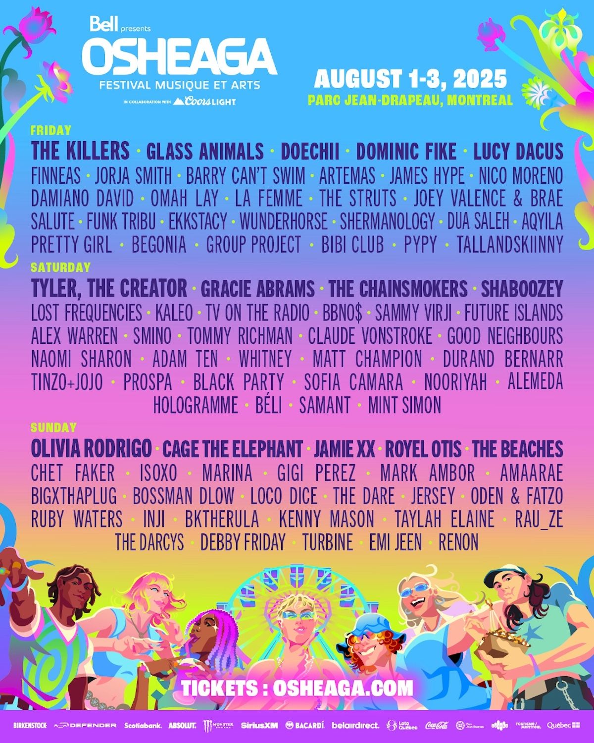 Osheaga Festival - Sunday, 2 August | Event in Montreal | AllEvents