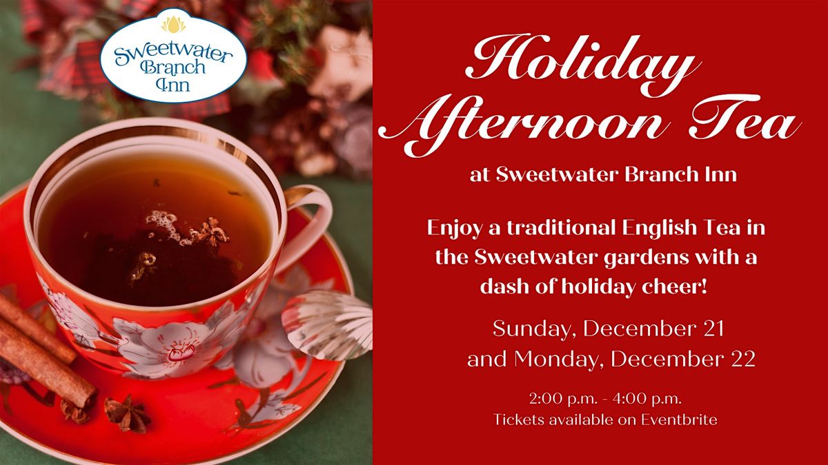 Holiday Afternoon Tea at Sweetwater Branch Inn, 21 December | Event in Gainesville | AllEvents