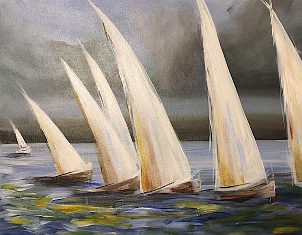 Sailing Days - Tipsy Brush Painting Party!, 31 March | Event in Kila | AllEvents