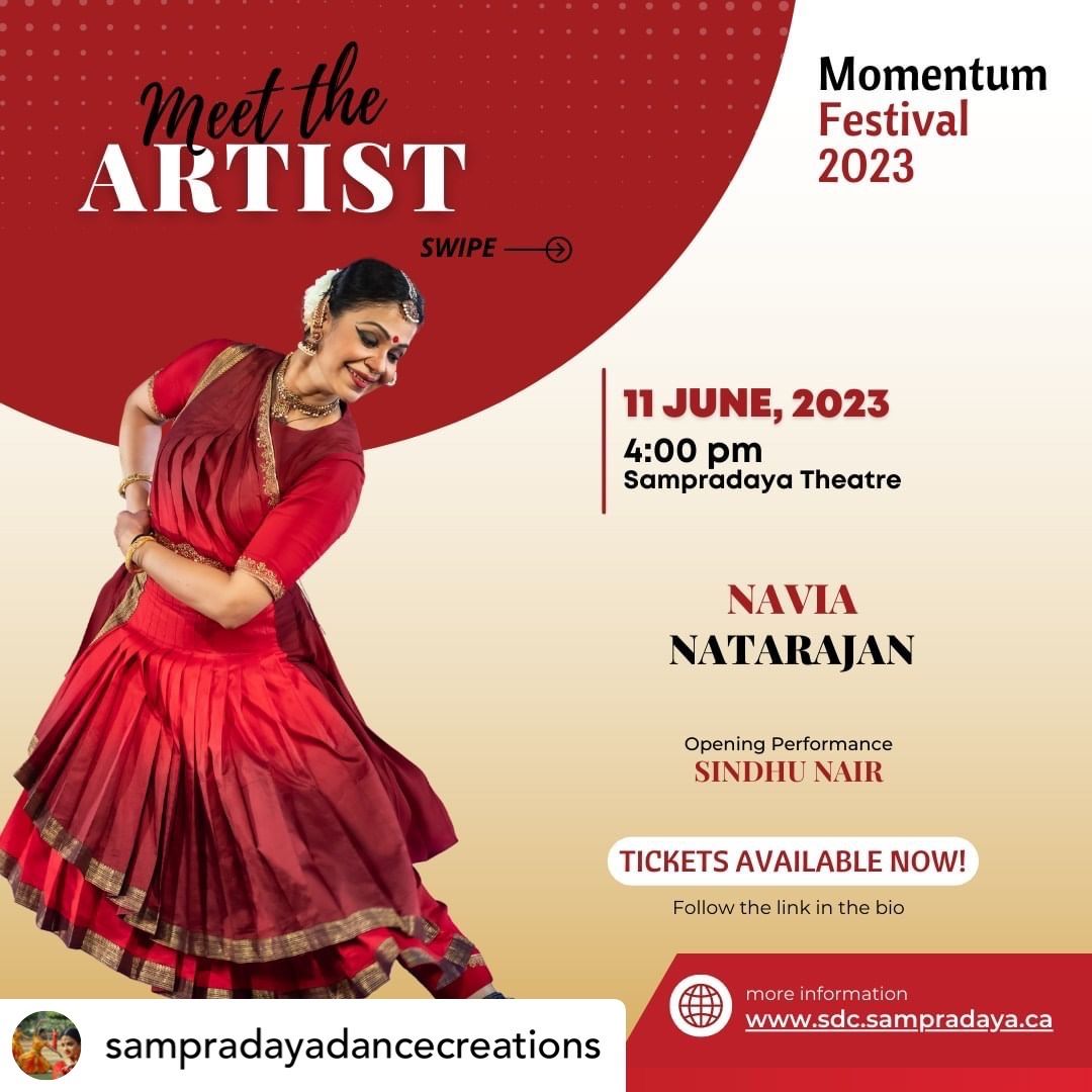 Sampradaya Dance Creations: Momentum Festival, 12 June | Event in Mississauga | AllEvents