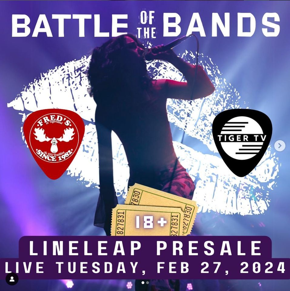 Tiger TVs Battle of the Bands Fundraiser, Fred's Bar, Baton Rouge, 22