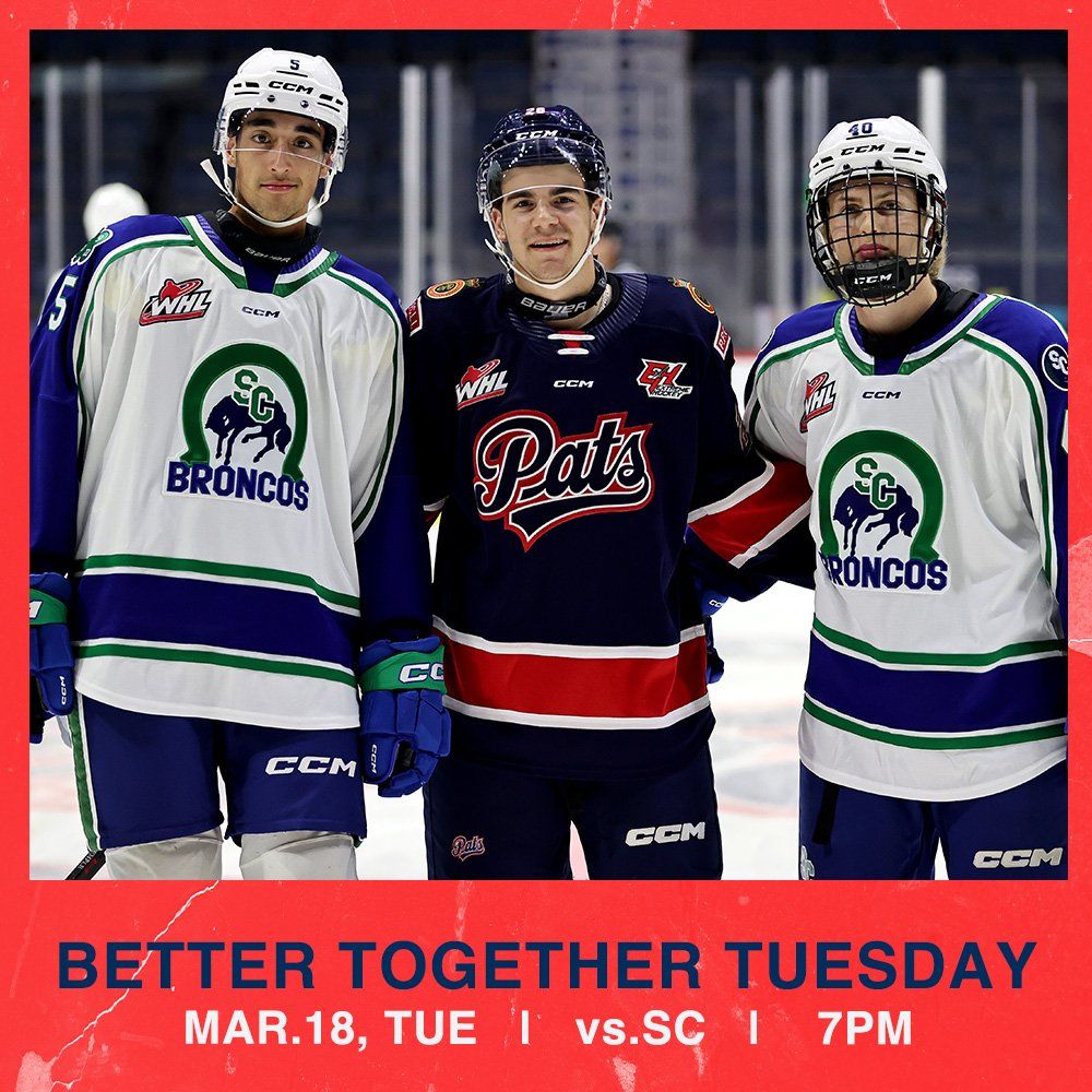 Swift Current Broncos vs. Regina Pats, 18 September | Event in Swift Current | AllEvents