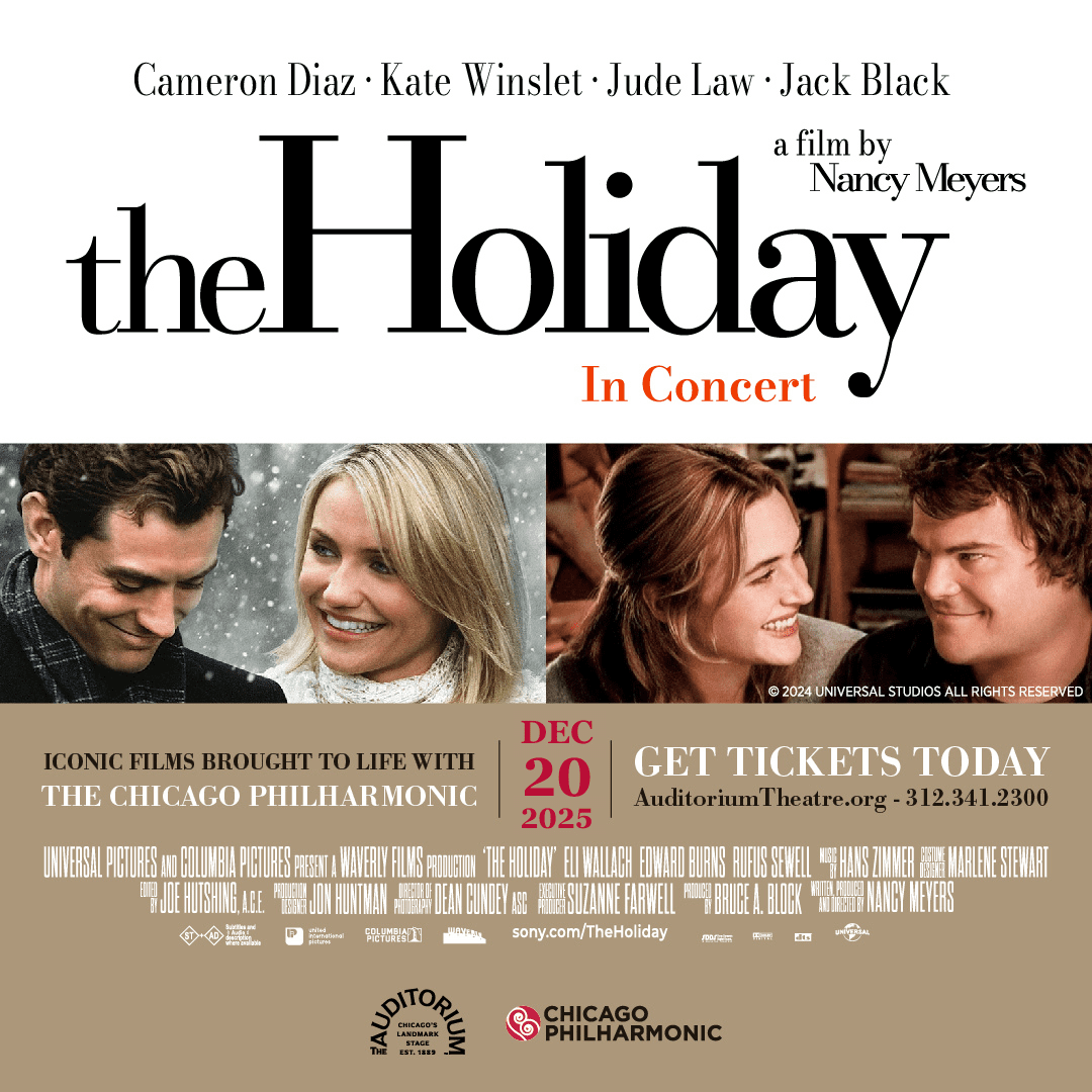 Chicago Philharmonic Orchestra - The Holiday In Concert at Auditorium Theatre Chicago, 20 December | AllEvents