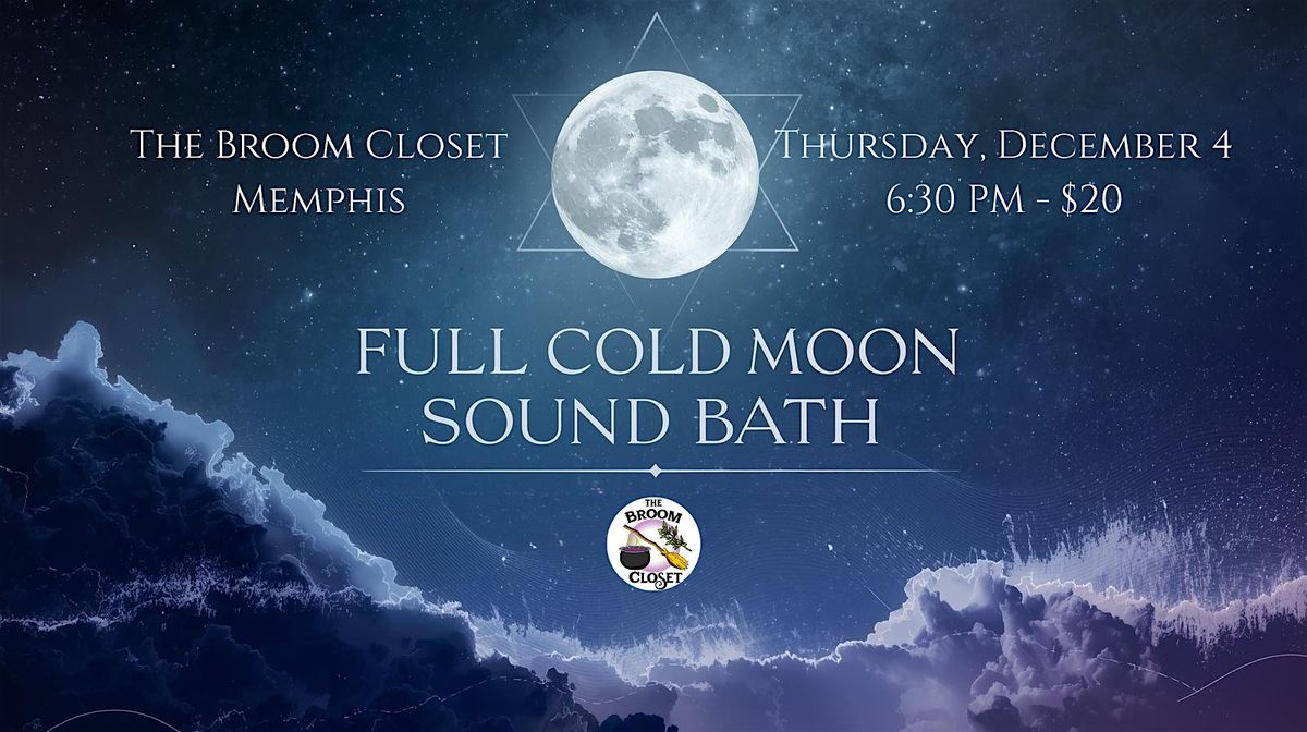 December Full Moon Sound Bath, 4 December | Event in Memphis | AllEvents
