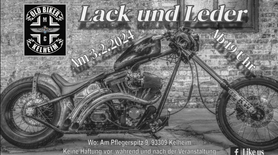 Lack und Leder Party , Old Biker MC Kelheim, February 3 2024 | AllEvents.in