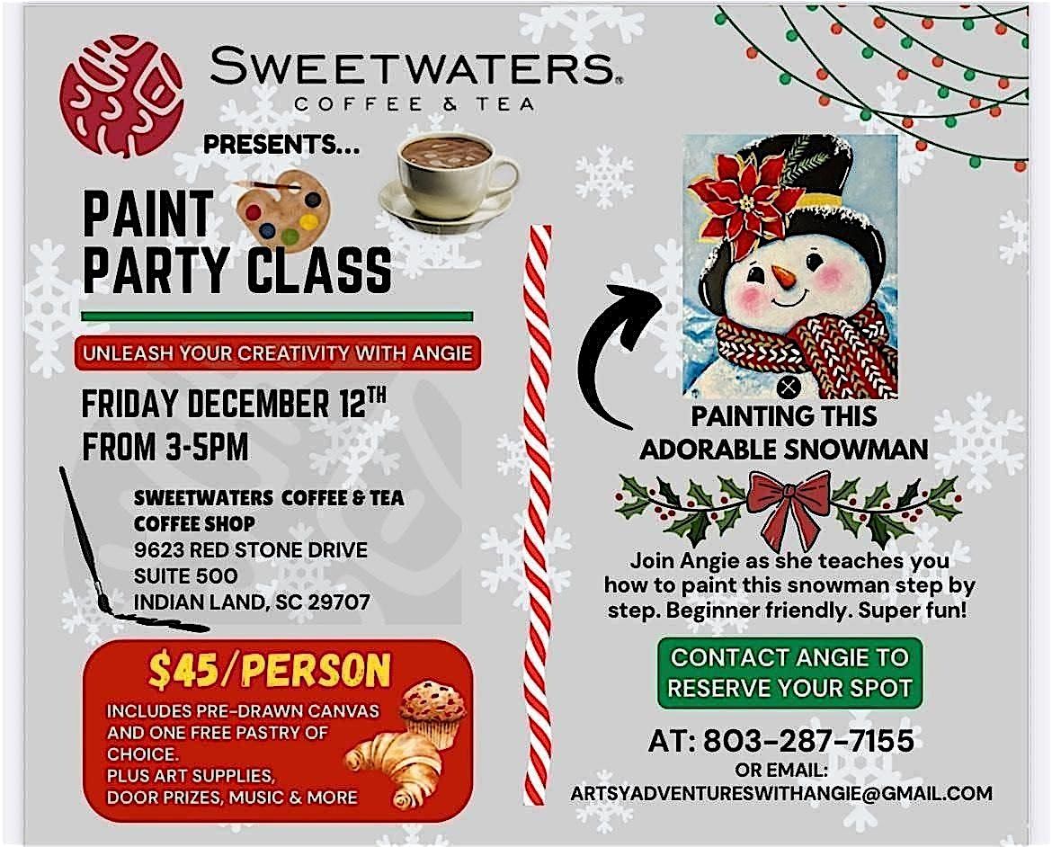 Paint Party Class, 12 December | Event in Indian Land | AllEvents