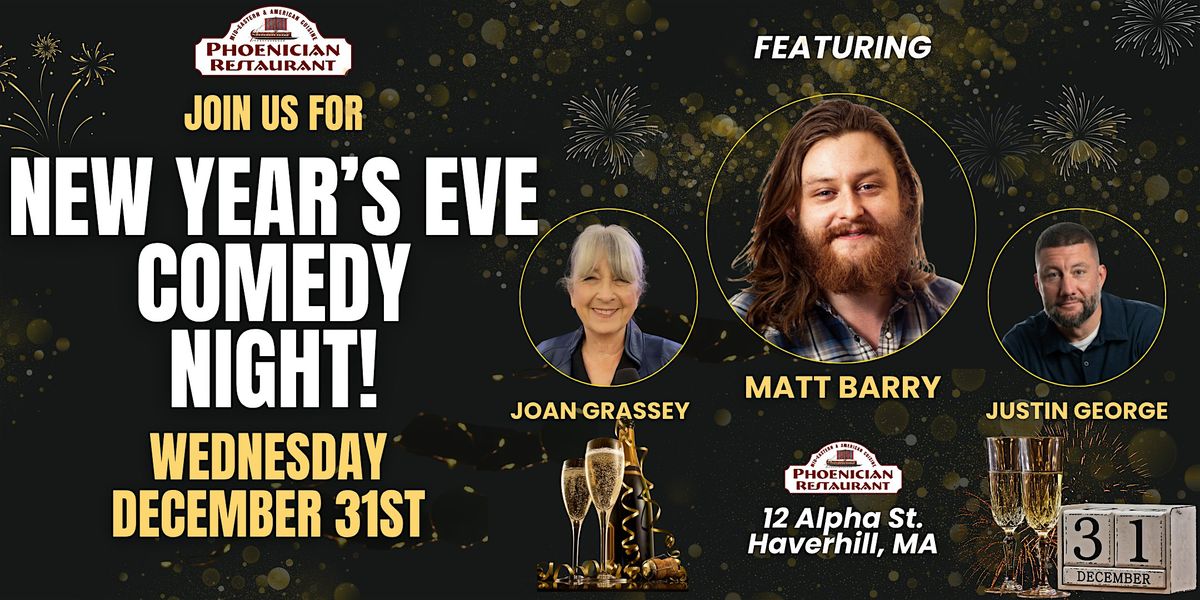 New  Year's Eve Comedy Night featuring Matt Barry & Friends, 31 December | Event in Haverhill | AllEvents