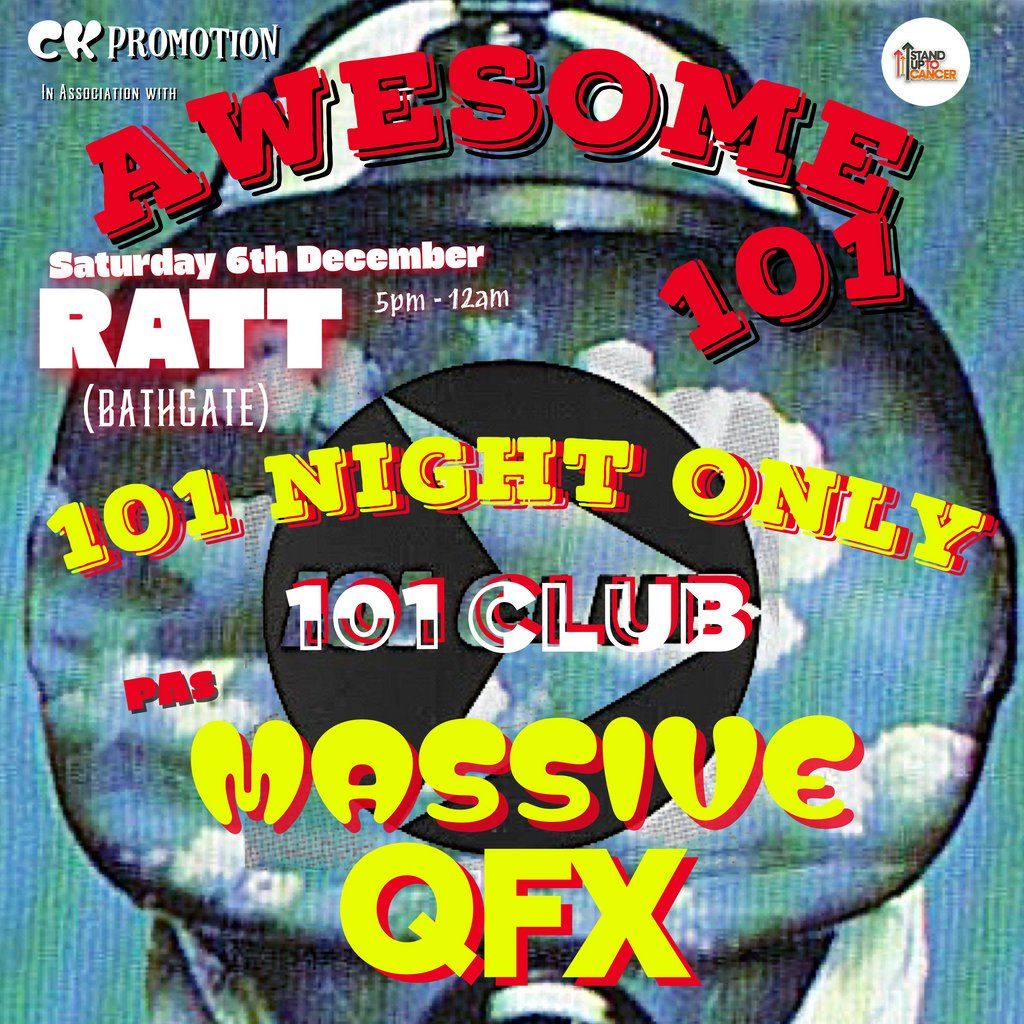 Awesome 101 (101 Last Night), 6 December | Event in West Lothian | AllEvents