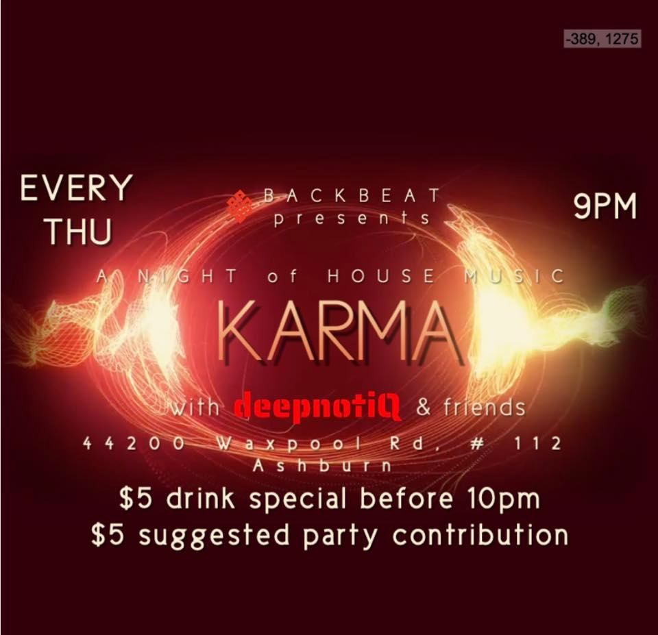 KARMA Thu House Music Party, Fleur De Cuisine, Sterling, 2 March to 3