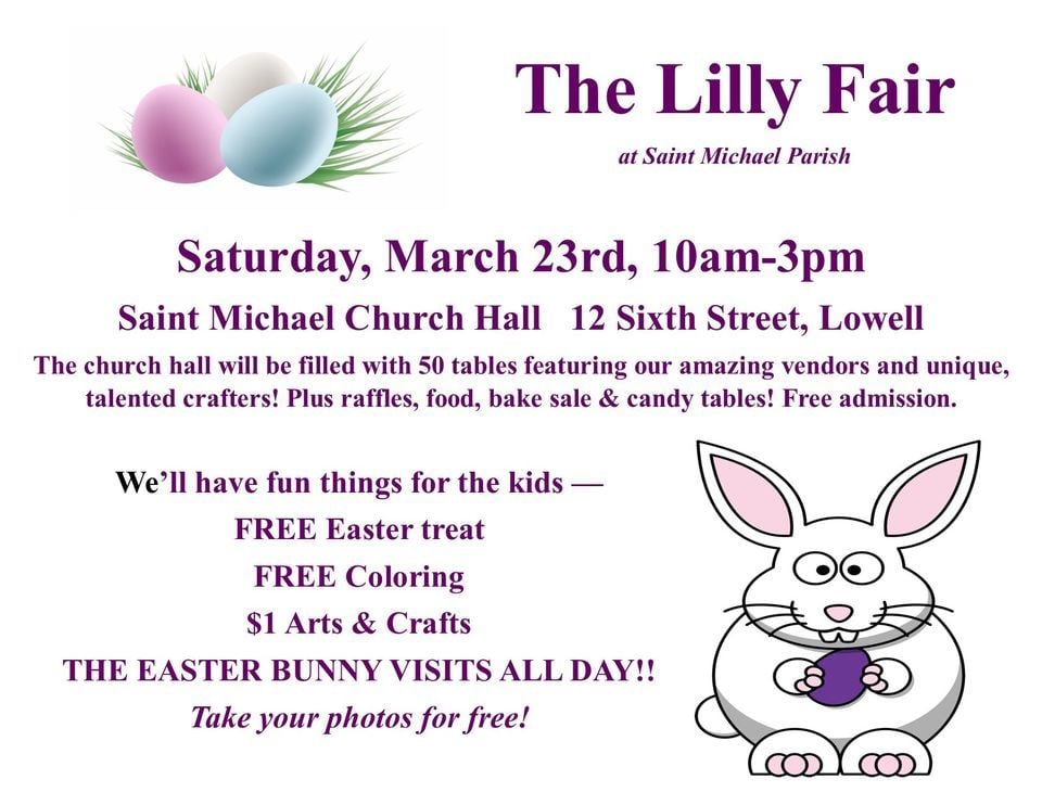 The Lilly Fair, Saint Michael Parish, Lowell, 23 March 2024 AllEvents.in