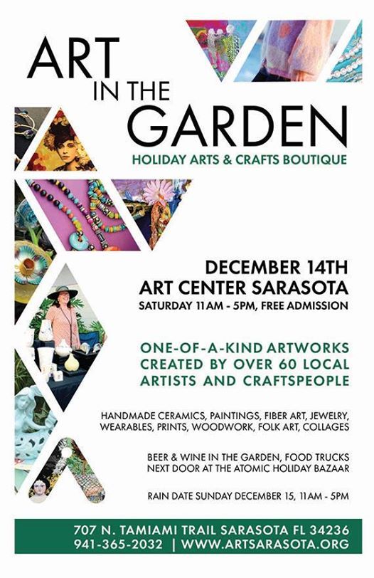 Art in the Garden, Art Center Sarasota, December 14 2019