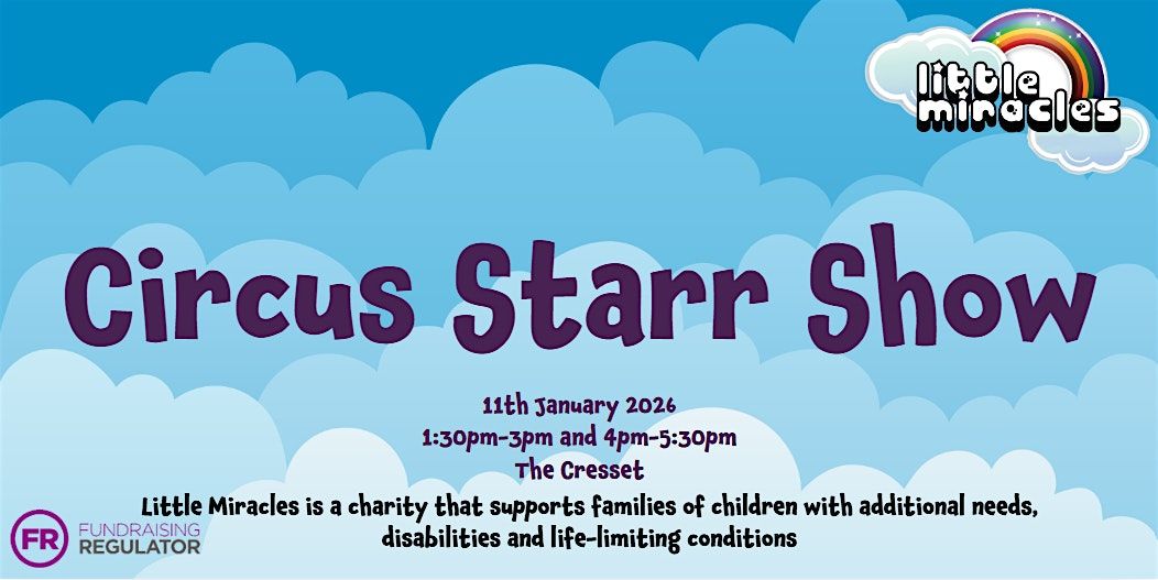 Circus Starr Show, 11 January | Event in Peterborough | AllEvents
