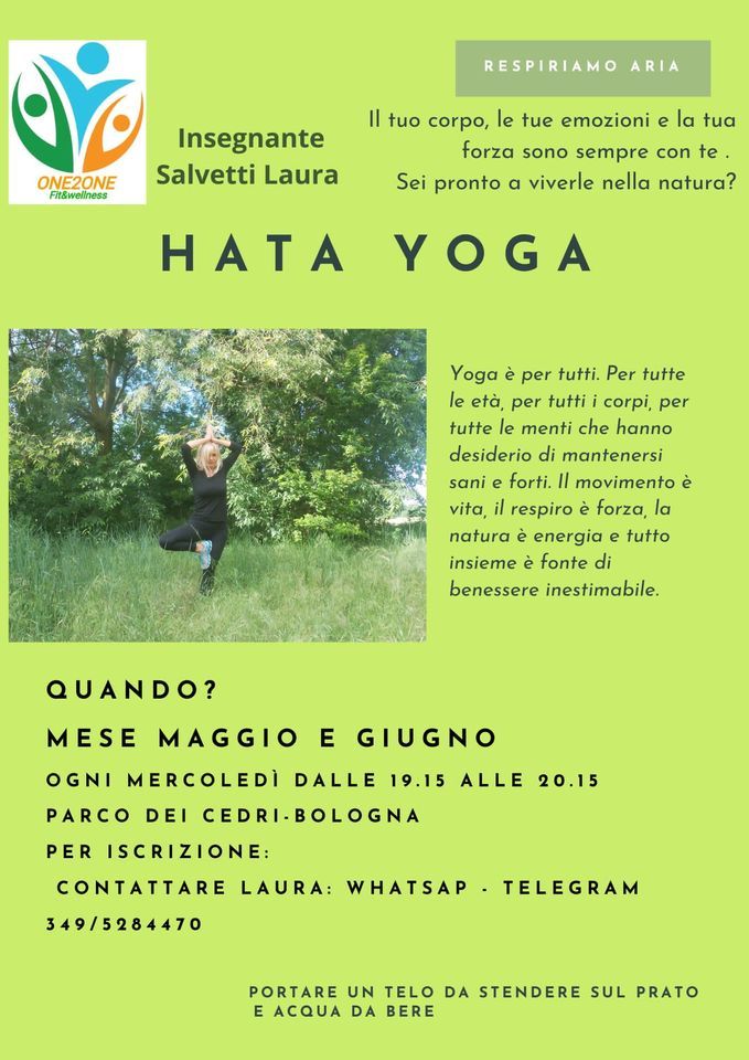 HATA YOGA , PARCO DEI CEDRI, Bologna, 3 May 2023 AllEvents.in