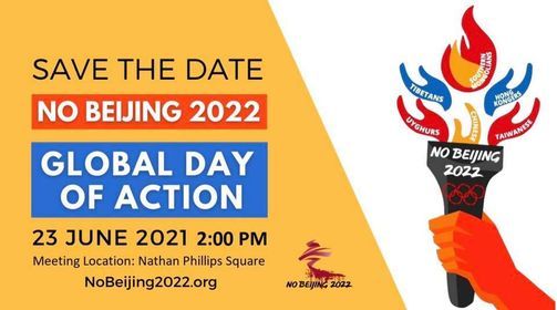 No Beijing 2022 Global Day Of Action Nathan Phillips Square Toronto June 23 2021 Allevents In Day Of Action 2022