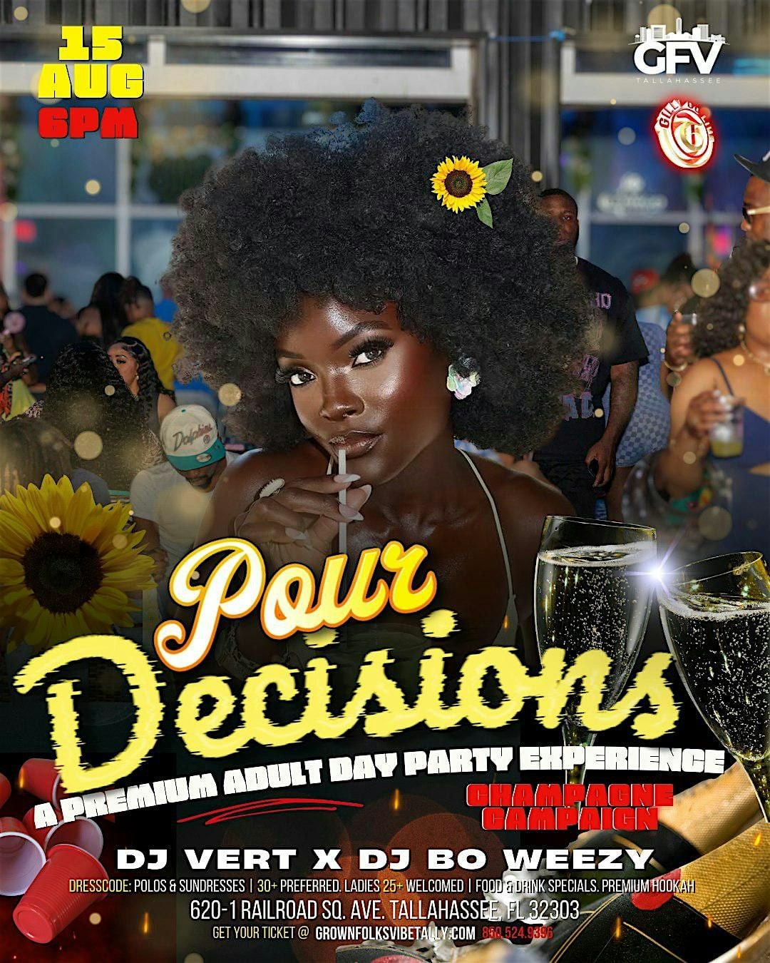 Pour Decisions - the Champagne Campaign, Flamingoz | A Taste of