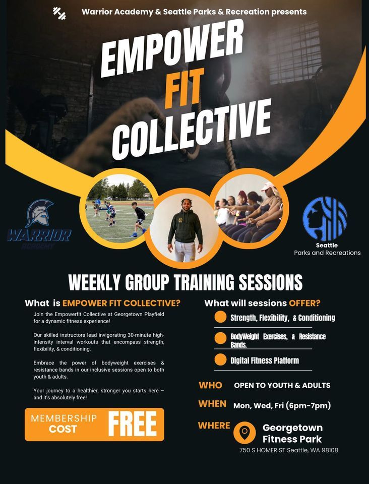 Brand New FREE Fitness Program at Playfield , Playfield, Tukwila, December