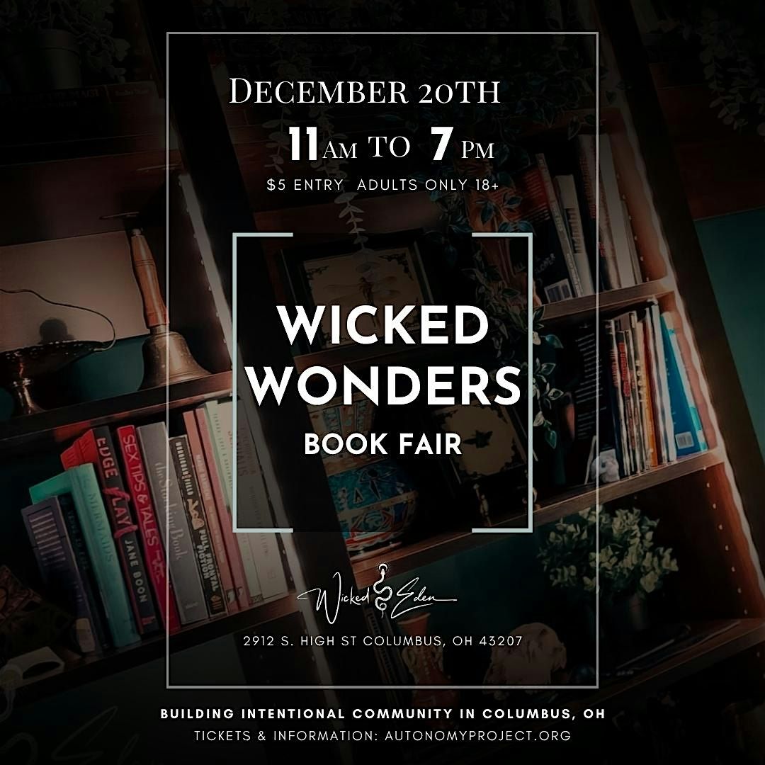 Wicked Wonders Book Fair, 20 December | Event in Columbus | AllEvents