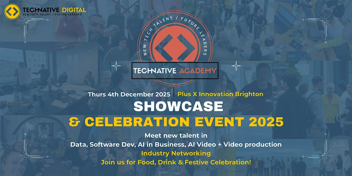 TechNative Showcase and Celebration Event, 4 December | Event in Brighton and Hove | AllEvents